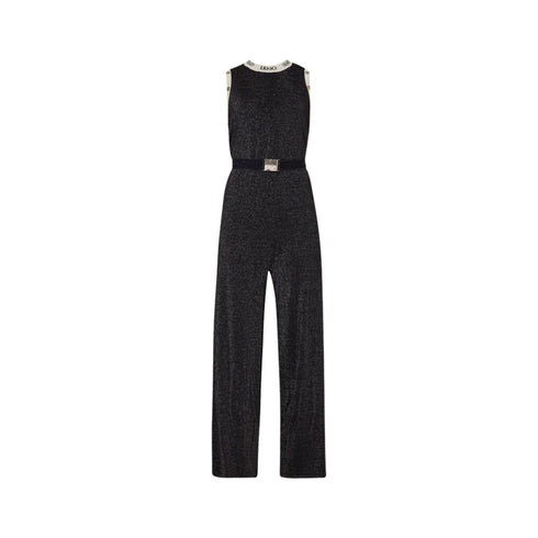 Liu Jo Tuta intera Tuta Donna in viscosa e lurex Nero - Francavilla Moda